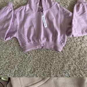 For love & lemons cropped hoodie.